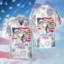 All Over Print Eagle American Pride Hawaiian Shirt Independence Day Is Coming, Eagle In Usa Flag Hawaii Shirt