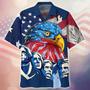 All Over Print Eagle Independence Day Hawaiian Shirt Happy Fourth Of July Gift For Him