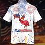 All Over Print Flamingo Hawaiian Shirts For Men And Woman, Happy Independence'S Day Flamerica Aloha Beach Shirt