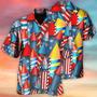 All Over Print Happy Independence Day Firework All Printed Hawaiian Shirt