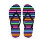 Baja Serape Print Men's Flip Flops