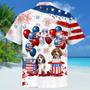 Beagle Independence Day Hawaiian Shirt, Dog Hawaii Beach Shirt Short Sleeve For Of July