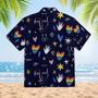 Bear Pride Hawaiian Shirt For LGBT, LGBT Rainbow Flag Hawaiian Shirts, Heart Rainbow Color Hawaiian Full Printed Shirt