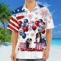 Bernese Mountain Dog Independence Day Hawaiian Shirt, Dog Hawaii Beach Shirt Short Sleeve For Of July