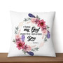 Bible Verse Pillow - Jesus Pillow - Christian, Wreath Pillow - Gift For Christian - I Thank My God Every Time I Remember You Philippians 1:3 Pillow