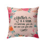 Bible Verse Pillow - Jesus Pillow - Gift For Christian - Mother Is Verb Its Something You Do Not Just Who You Are Christian Pillow