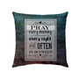 Bible Verse Pillow - Jesus Pillow - Gift For Christian - Pray Every Morning Every Night And Often In Between Christian Pillow