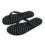 Black And White Polka Dot Men's Flip Flops