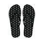 Black And White Polka Dot Men's Flip Flops