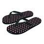 Black And White Tiniy Polka Dot Men's Flip Flops