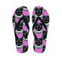 Black Cat Gothic Men's Flip Flops