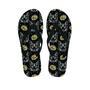 Black Cat Gothic Witch Men's Flip Flops