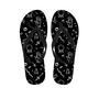 Black Gothic Witch Men's Flip Flops