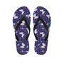 Blue Butterfly Floral Print Men's Flip Flops