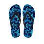 Blue Butterfly Print Men's Flip Flops