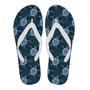 Blue Hawaiian Sea Turtle Pattern Print Men & Women Flip Flops