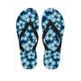 Blue Hibiscus Hawaiian Print Men's Flip Flops