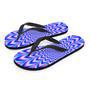 Blue Optical Illusion Men's Flip Flops