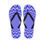 Blue Optical Illusion Men's Flip Flops