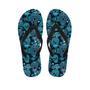 Blue Sugar Skull Men's Flip Flops