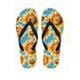 Blue Sunflower Men's Flip Flops