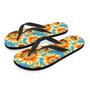 Blue Sunflower Men's Flip Flops