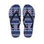 Blue Tribal Aztec Eagles Men's Flip Flops