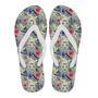 Bohemian White Tiger Pattern Print Men & Women Flip Flops