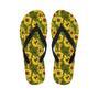 Botanical Sunflower Men's Flip Flops