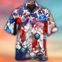 Bowling Hawaiian Shirt, Bowling Independence Day Hawaiian Shirt, Bowling Roll Aloha Shirt For Men Perfect Gift For Bowling Lovers, Bowlers