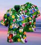 Bowling Hawaiian Shirt, Tropical Floral Tropical Leaves Hawaiian Shirt, Bowling Roll Aloha Shirt For Men Perfect Gift For Bowling Lovers, Bowlers