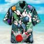 Bowling Hawaiian Shirt, Tropical Leaves Hawaiian Shirt, Bowling I'm So Happy Aloha Shirt For Men Perfect Gift For Bowling Lovers, Bowlers