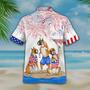 Boxer Full Printed Hawaiian Shirts For Men And Woman, Independence Day Is Coming, Happy Of July Aloha Beach Shirt