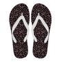 Brown Cheetah Leopard Pattern Print Men & Women Flip Flops