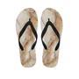 Brown Marble Men's Flip Flops