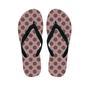 Brown Polka Dot Men's Flip Flops