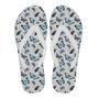 Butterfly Blue Pattern Print Men & Women Flip Flops