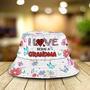 Butterfly Flowers I Love being a Grandma Bucket Hat, Gift for Mimi, Nana Bucket Hat