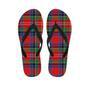 Caledonia Red Plaid Tartan Men's Flip Flops