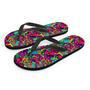 Cat Hippie Psychedelic Men's Flip Flops