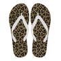 Cheetah Leopard Pattern Print Men & Women Flip Flops