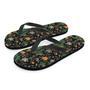 Chinese Green Dragon Print Men's Flip Flops