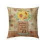 Christian Throw Pillow, Faith Pillow, Jesus Pillow, Bible Verse Pillow, Psalm 4:7 Pillow - You Have Filled My Heart With Great Joy