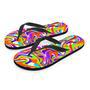 Colorful Abstract Men's Flip Flops