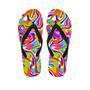 Colorful Abstract Men's Flip Flops