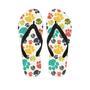 Colorful Doodle Paw Men's Flip Flops