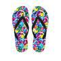 Colorful Hippie Men's Flip Flops