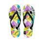 Colorful Mix Fruit Pineapple Hawaiian Print Men's Flip Flops