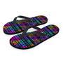 Colorful Native Aztec Geometric Men's Flip Flops