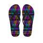 Colorful Native Aztec Geometric Men's Flip Flops